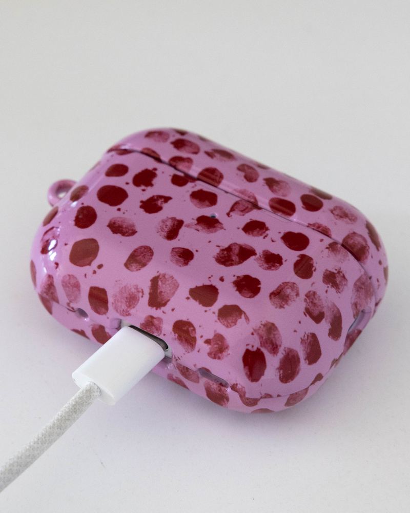 Botaanilise prindiga AirPods ümbris
